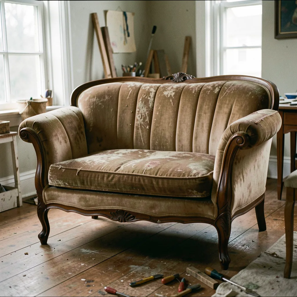Mid-century modern dining chair