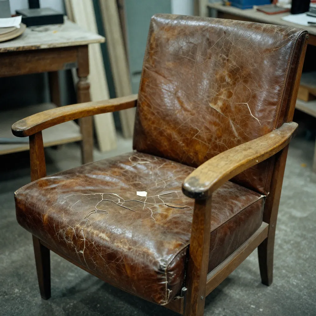 Vintage wooden side table
